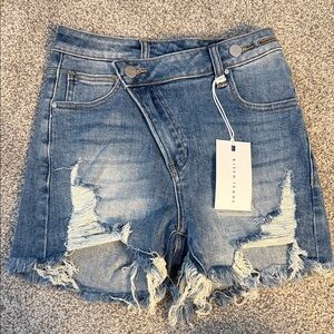 Eisen Jeans Women's Ripped Denim Shorts